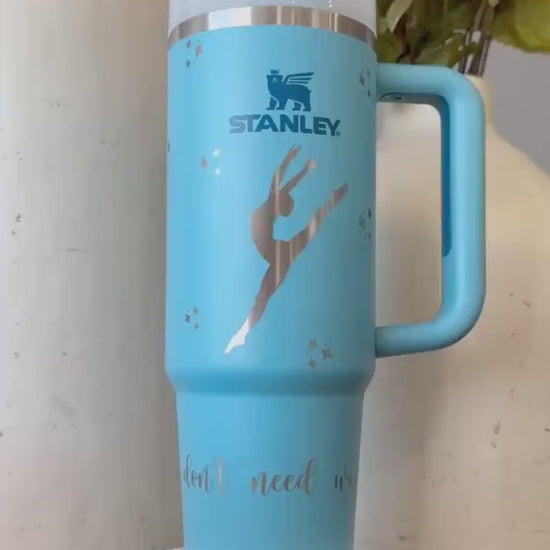 Custom Laser Engraved Stanley Quencher H2.0 Tumbler 30oz